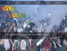 Tablet Screenshot of isocoloreventos.com.br